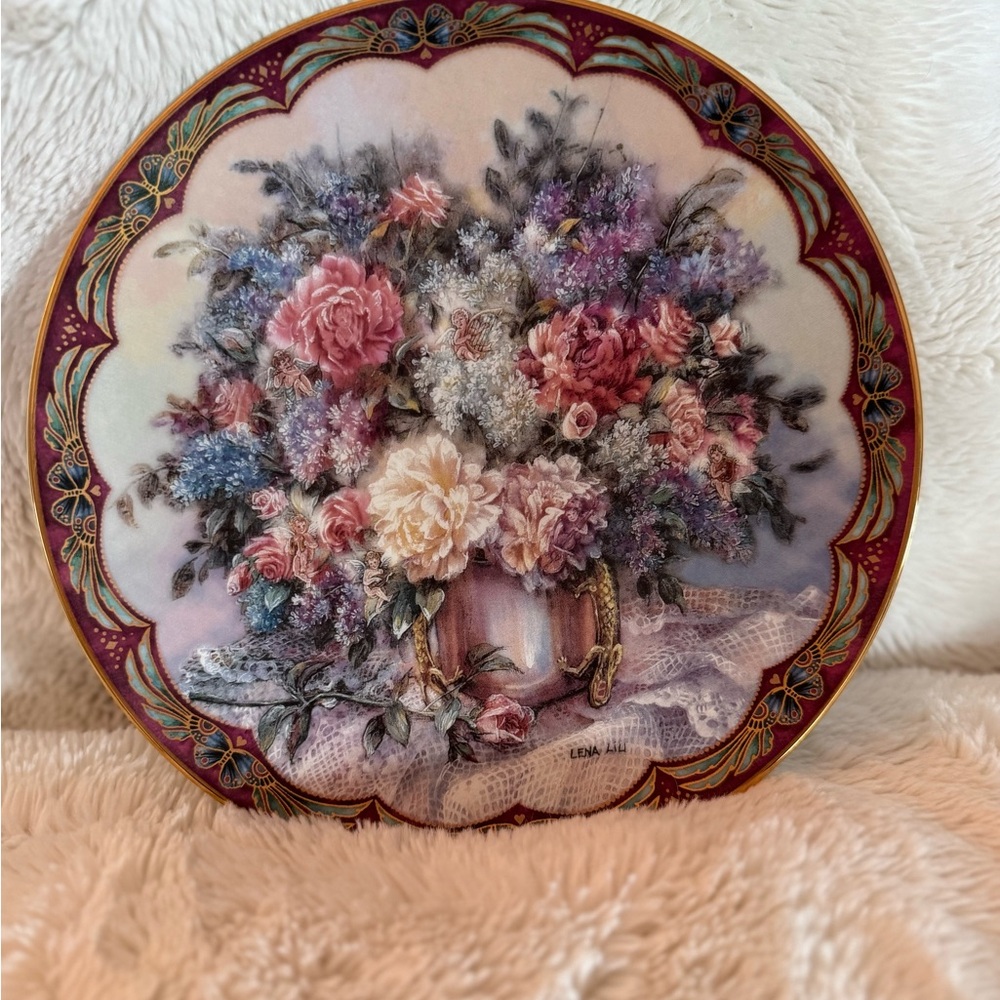 Pink and Purple Floral Wall Accents Decor